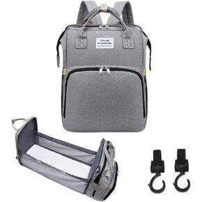 Diaper Bag Backpack Multifunction Baby Bag Waterproof Large Travel Back Pack with Changing Station and USB Charging Port for Moms Dads Baby Registry Search Newborn Baby essential Gifts in Kuwait