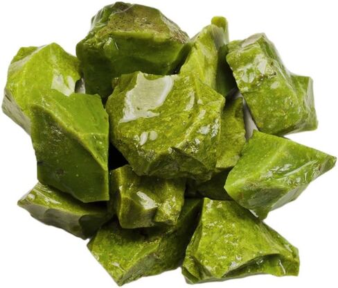 مواد الأحجار الكريمة المنومة: 1 رطل من أحجار الأوبال الخضراء الخشنة من مدغشقر - بلورات طبيعية خام للكابينة، والقطع، والجواهري، والتدحرج، والتلميع، وتغليف الأسلاك، وشفاء كريستال الويكا والريكي in Kuwait