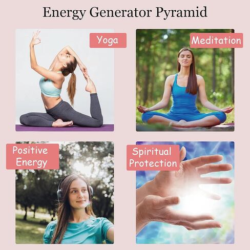 مانيفيست وفيرة - كبير 75 مم من الجمشت الهرمي الجمشت الكريستالي شري يانترا المال | هدية الحب | ثروة دوامة | حماية Emf | شاكرا ريكي الطاقة الإيجابية ~ الصحة والثروة in Kuwait