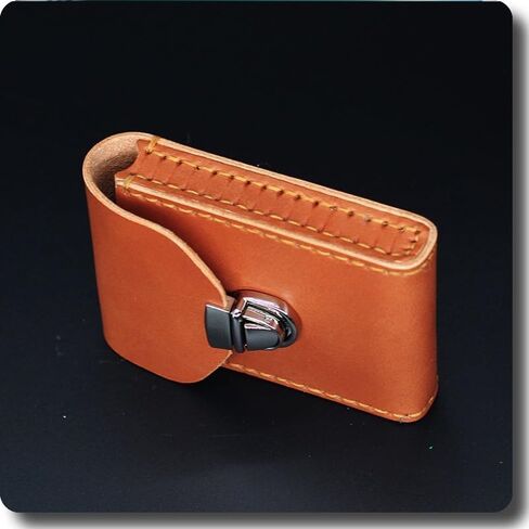 ZICCGA Premium Leather Bag Holstor for Dexcom G6 Receiver, Handmade Leather Case Holder with Belt Clip for Dexcom G7 Mobile Continuous Glucose Monitoring in Kuwait