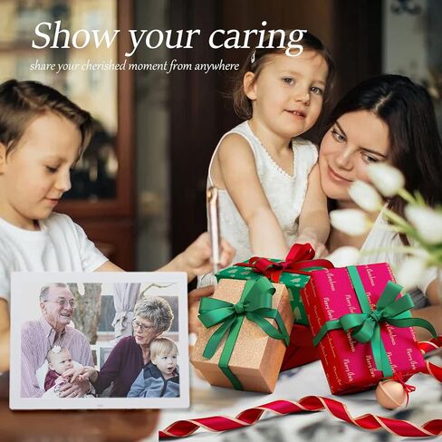 إطار صور رقمي عالي الدقة مقاس 15 بوصة من Ciglow، إطار صور رقمي 1280 * 800 إطار صور إلكتروني مع مشغل موسيقى وفيديو، وساعة منبه، وتقويم، وما إلى ذلك. مكبر صوت مدمج لسوق المكاتب المنزلية وما إلى ذلك (أبيض) in Saudi Arabia