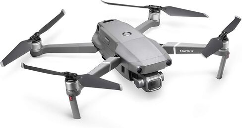 DJI Mavic 2 Zoom - Drone Quadcopter UAV with Smart Controller Optical Zoom Camera 3-Axis Gimbal 4K Video UAV 12MP 1/2.3" CMOS Sensor, up to 48mph, Gray in Saudi Arabia