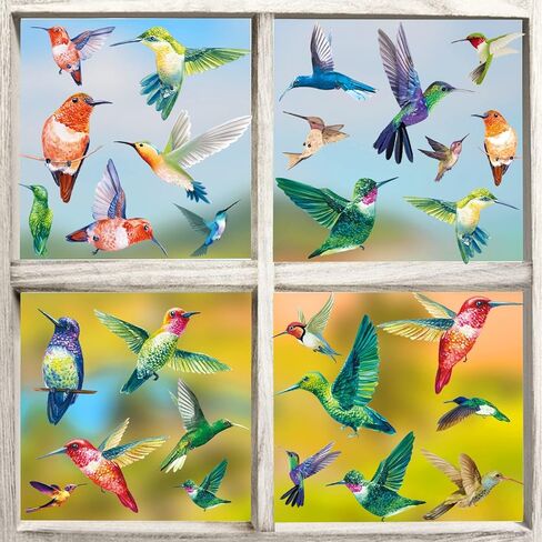 37 قطعة من ملصقات النوافذ المضادة للتصادمات للطيور، ملصقات نافذة KOCOVIMI لضربات الطيور، تحفظ الطيور من الطيران إلى النافذة، تحذر الطيور وتنقذ حياة الطيور الثمينة (أسود) in Kuwait