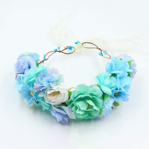 TTCOROCK Growing a Prince Sash & Flower Crown & Daddy to be Button Pin Kit - Baby Shower Sash Prince Baby Boy Shower Baby Sprinkle (Blue) in Kuwait