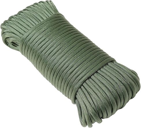 VideoPUP 650 رطل باراكورد 50 متر - 9 حبل باراكورد - 4 مم حبل نايلون Mil-Spec para Cord - حبل التخييم والمشي لمسافات طويلة وصيد الأسماك والبقاء على قيد الحياة صبي الكشافة المظلة حبل بكرة كتلة سلك معلق in Kuwait