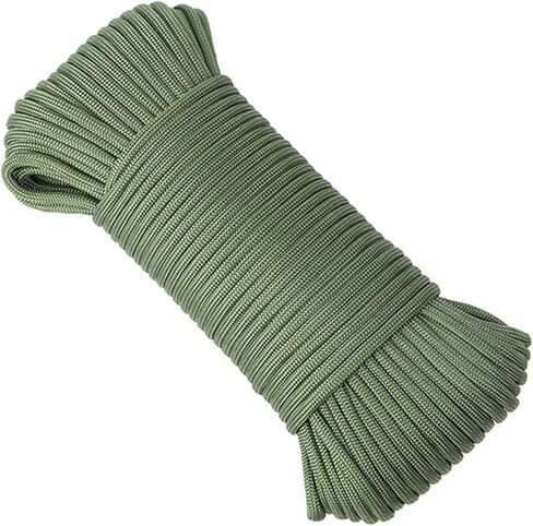 VideoPUP 650 رطل باراكورد 50 متر - 9 حبل باراكورد - 4 مم حبل نايلون Mil-Spec para Cord - حبل التخييم والمشي لمسافات طويلة وصيد الأسماك والبقاء على قيد الحياة صبي الكشافة المظلة حبل بكرة كتلة سلك معلق in Kuwait