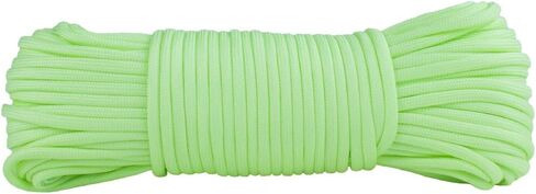 Glow in The Dark 550 Paracord (Orange) - 100 Feet - 21 Strand in Saudi Arabia