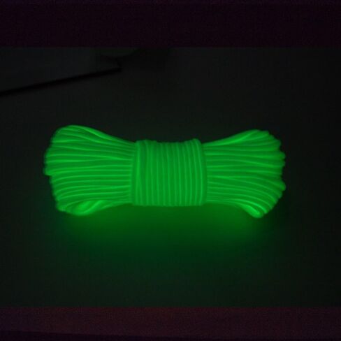 Glow in The Dark 550 Paracord (Orange) - 100 Feet - 21 Strand in Saudi Arabia