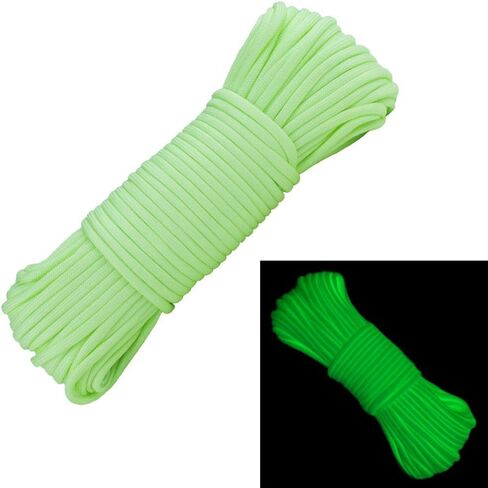 Glow in The Dark 550 Paracord (Orange) - 100 Feet - 21 Strand in Saudi Arabia