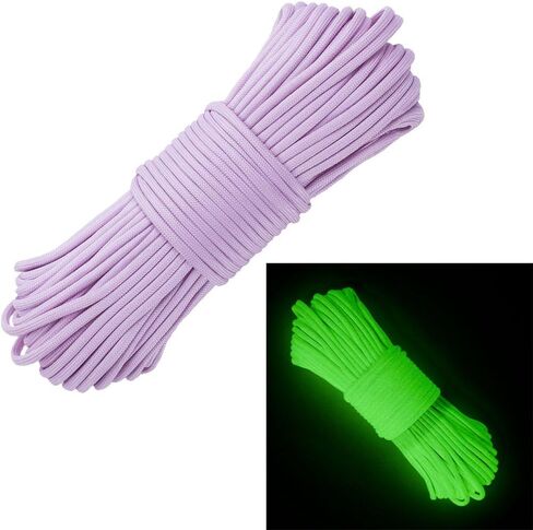 Glow in The Dark 550 Paracord (Orange) - 100 Feet - 21 Strand in Saudi Arabia