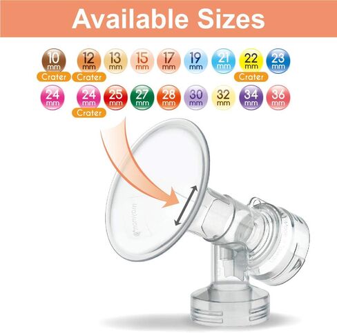 Maymom Breast Pump Kit Compatible with Medela Pump in Style Advanced Pump; 2xTwo-piece 19mm Breastshield, 2 Valve, 4 Membrane, 2 Replacement Tubing; Replacement Part for Medela Shield, Silicone Valve in Saudi Arabia