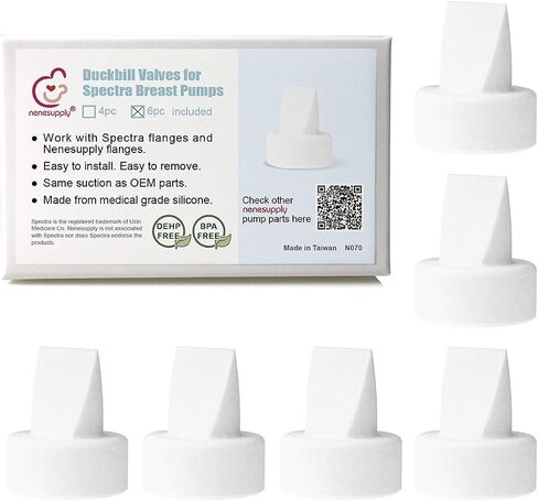 Nenesupply Duckbill Valves Compatible with Spectra Pump Parts Compatible with Spectra S2 S1 9 Plus Breast Pump Replace Spectra Valves and Spectra S2 Accessories in Saudi Arabia
