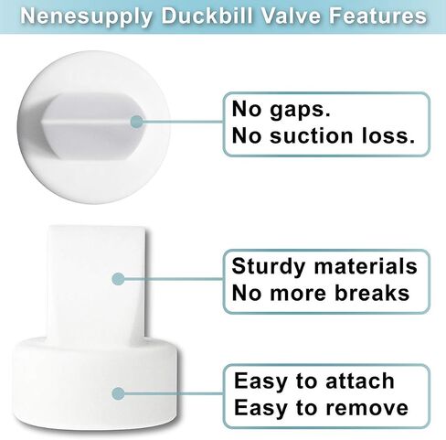 Nenesupply Duckbill Valves Compatible with Spectra Pump Parts Compatible with Spectra S2 S1 9 Plus Breast Pump Replace Spectra Valves and Spectra S2 Accessories in Saudi Arabia