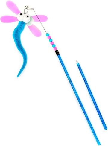 تشيوافا 3 عبوات 25 انش مزيج من الحشرات والقطط والقطط اليعسوب مع جرس تفاعلي، الوان متنوعة in Kuwait