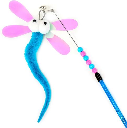 تشيوافا 3 عبوات 25 انش مزيج من الحشرات والقطط والقطط اليعسوب مع جرس تفاعلي، الوان متنوعة in Kuwait