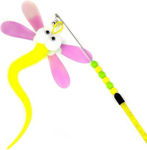 تشيوافا 3 عبوات 25 انش مزيج من الحشرات والقطط والقطط اليعسوب مع جرس تفاعلي، الوان متنوعة in Kuwait