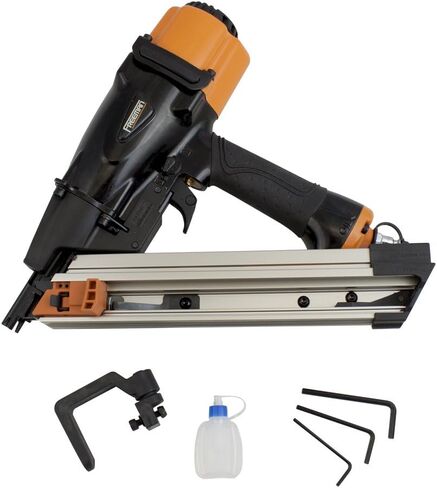 Freeman PMC250 Pneumatic 35° 2-1/2" Metal Connector Nailer Ergonomic & Lightweight Nail Gun with Exposed Nail Tip & Safety Trigger in Kuwait