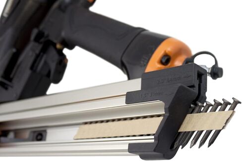 Freeman PMC250 Pneumatic 35° 2-1/2" Metal Connector Nailer Ergonomic & Lightweight Nail Gun with Exposed Nail Tip & Safety Trigger in Kuwait