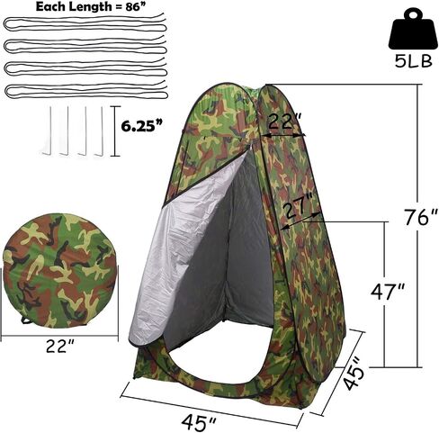 XKMT- Beach Portable Pop Up Changing Tent/Outdoor Privacy Tent/Camping Toilet Tent/Window Rain Shelter/Foldable with Carry Bag [P/N: ET-OUTDOOR005-GREEN] in Saudi Arabia