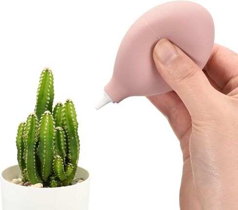 منفاخ هواء كرة الغبار من M METERXITY - مطاط تنظيف المعدات يزيل الغبار ونقل السائل، يوضع على الكمبيوتر/عدسة الكاميرا/النباتات (3.5 × 1.61 بوصة، وردي) in Kuwait