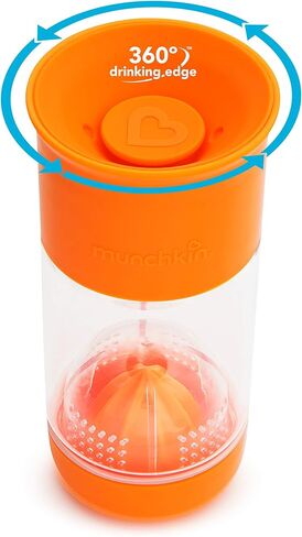 Munchkin® Miracle® 360 Fruit Infuser Toddler Sippy Cup, 14 Ounce, Yellow in Saudi Arabia