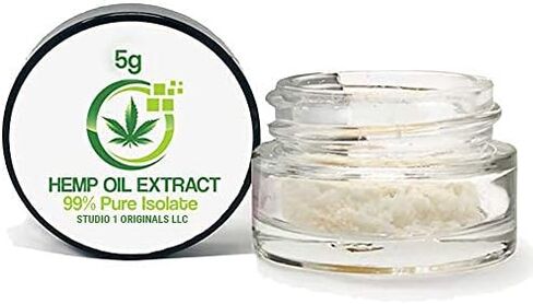 Hemp Extract Powder | Hemp Oil Isolate | 100% Pure Isolate Powder | 5g 5000mg Isolate | Great for Migraine Relief, Sleep Aid, Improve Brain Function, Increase Focus in Saudi Arabia