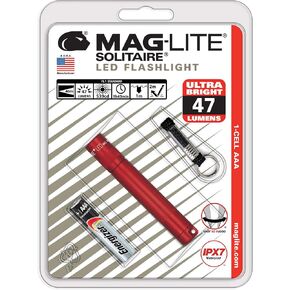 MagLite Solitaire LED 1-Cell AAA Flashlight – Compact, Water-Resistant, Adjustable Beam – Black in Saudi Arabia