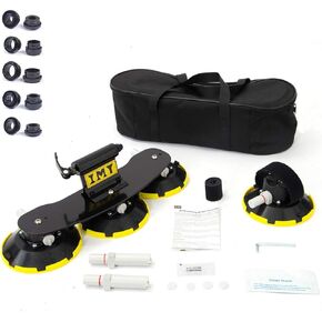 IMT حامل الدراجة لسقف السيارة، كوب شفاط المكنسة الكهربائية حامل دراجة رف سقف سبائك الألومنيوم مع 5 محولات لمعظم الدراجات in Kuwait