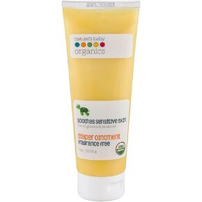 Nature's Baby Organics Diaper Cream, Diaper Rash Cream Soothes Sensitive Skin, 95% Organic Diaper Ointment in Kuwait
