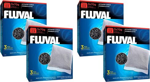 Fluval C3 Carbon -12 Filters Total (4 Packs with 3 Filters per Pack) in Saudi Arabia