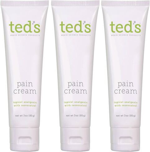 Ted's Brain Science Pain Cream with Resveratrol 3-Pack (3-Ounce Each) in Saudi Arabia