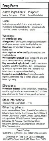 Ted's Brain Science Pain Cream with Resveratrol 3-Pack (3-Ounce Each) in Saudi Arabia