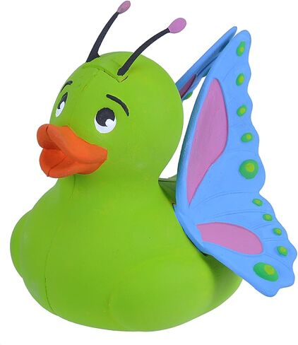 Wild Republic Rubber Duck, Butterfly, Gift for Kids, Great Gift for Kids and Adults, 4 inches  in Saudi Arabia