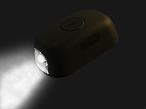 TUG Dog Light - مصباح يدوي للمشي يتصل بمقاود الكلاب والياقات والأحزمة | مصباح LED قابل لإعادة الشحن ومشرق للمشي ليلاً in Kuwait