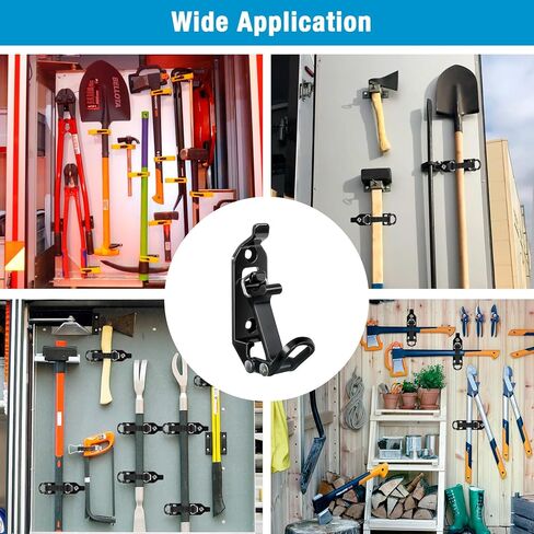 4 قطع من حامل المجرفة لرف السقف، مجموعة تثبيت بمشبك مطاطي معدني، دعامات تثبيت على الحائط، حامل فأس سريع الفك، ملحقات السيارة لرف السقف والقوارب والمعدات العسكرية والفأس in Kuwait