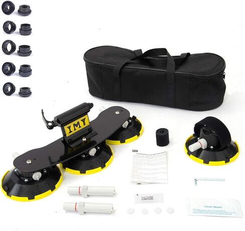 IMT حامل الدراجة لسقف السيارة، كوب شفاط المكنسة الكهربائية حامل دراجة رف سقف سبائك الألومنيوم مع 5 محولات لمعظم الدراجات in Kuwait