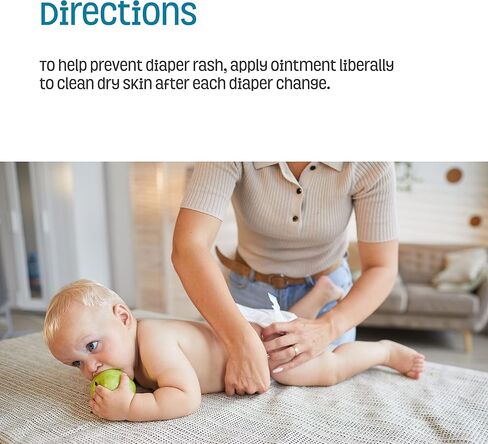 Nature's Baby Organics Diaper Cream, Diaper Rash Cream Soothes Sensitive Skin, 95% Organic Diaper Ointment in Kuwait