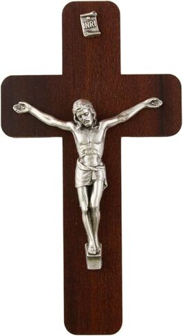 نيدزو صليب خشبي كاثوليكي، صليب باب معلق للمنزل، 4.25 انش × 2.25 انش in Kuwait