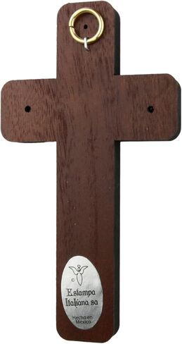 نيدزو صليب خشبي كاثوليكي، صليب باب معلق للمنزل، 4.25 انش × 2.25 انش in Kuwait