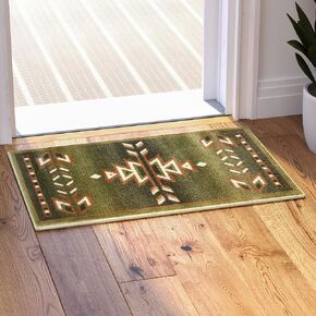 سجاد Masada Masada Rugs مقاس 2 × 7 بوصات منطقة جنوب غرب أمريكا الأصلية باللون البني والأسود والبيج والعاجي in Kuwait