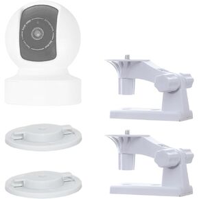 حامل حائط OYOCAM متوافق مع TP-Link Tapo C210/ C200 وKasa Indoor Pan EC70/ KC410S، عبوتان دعامة زوايا قابلة للتعديل دوران 180 درجة، سهلة التركيب، حامل/حامل كاميرا الأمان in Kuwait