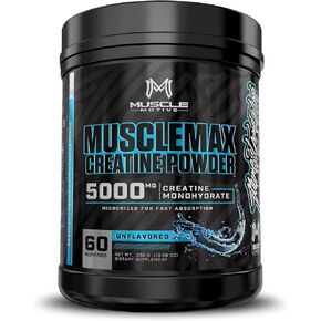 Creatine Monohydrate Powder - 5000mg Per Serving (5g) - Pure Micronized Creatine Monohydrate - Unflavored Pre Workout Creatine - Keto Friendly, Vegan - Muscle Building Supplement - 300G, 60 Servings in Saudi Arabia