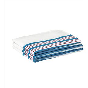 بطانية أطفال مخططة من ميدلاين، تصميم كلاسيكي، 100% قطن، ناعمة، محبوبة، قماط، 91.44 سم × 91.44 سم، عدد 3 in Kuwait