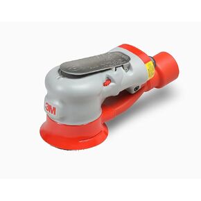 Cubitron II 3M Elite Central-Vacuum-Ready Random Orbital Sander - Pneumatic Palm Sander - For Wood, Composites, Metal - 6 " x 3/16 " Orbit - 28508