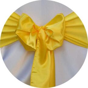 Satin Chair Sashes - Elegant Premium Quality, 6 x 108 Inch - Perfect for Weddings, Parties, and Events - (Pack of 10 Pieces, Apple Green)