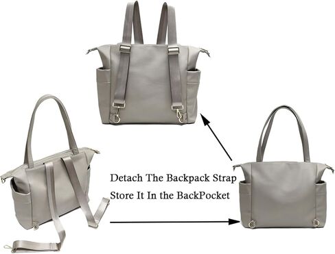 حقيبة حفاضات من ميس فونج، حقيبة ظهر جلدية للحفاضات، حقيبة ظهر كبيرة للحفاضات للفتيات والأولاد، محفظة مع 11 منظم لحقيبة الحفاضات، ووسادة تغيير الحفاضات، وأشرطة عربة الأطفال in Kuwait