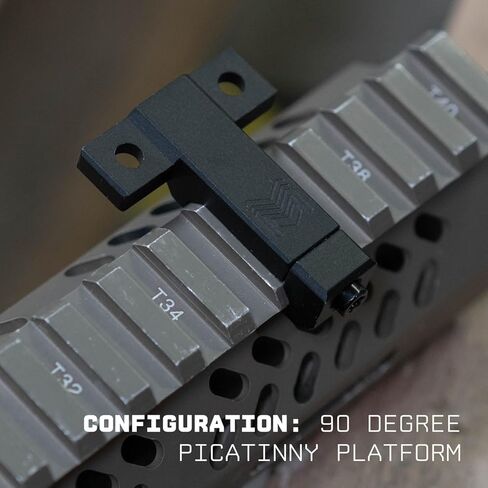 سلسلة مونستروم سكاوت لايت ماونت | متوافق مع سلسلة Surefire M300/M600/سلسلة Streamlight Protac | سليم بيكاتيني 90 درجة in Kuwait