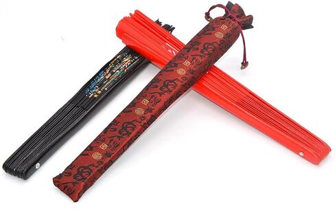 Medifier Chinese Kung Fu Tai Chi Fan Arts Dance/Practice Performance Bamboo Folding Fan Peony Flower Pattern (Green) in Saudi Arabia