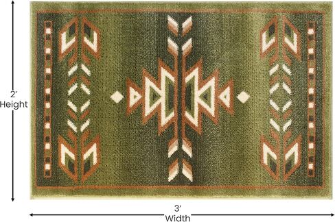 سجاد Masada Masada Rugs مقاس 2 × 7 بوصات منطقة جنوب غرب أمريكا الأصلية باللون البني والأسود والبيج والعاجي in Kuwait