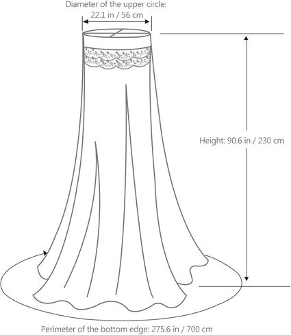 Toyvian سرير كانوبي صافي مع توهج في الظلام النجوم، شبكة سميكة معلقة السرير مظلة سهلة التركيب شبكة للمنزل غرفة الأطفال (أبيض) in Kuwait